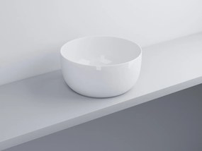 Cielo Era Bacinella 45 Cm Da Appoggio Senza Troppo Pieno Con Piletta Click Clack In Ceramica Bianco Lucido