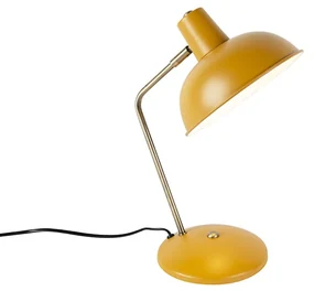 Lampada da tavolo smart gialla con bronzo incl. WiFi P45 - Milou
