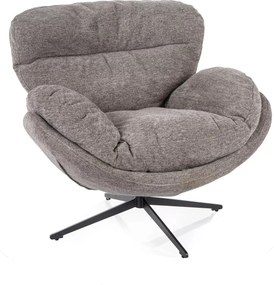 Poltrona Florence Raven – grigio / nero opaco