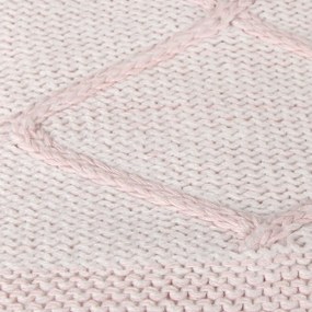 Coperta rosa con cotone Baby Baby, 90 x 90 cm - Homemania Decor