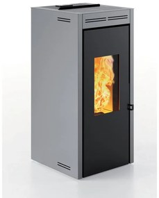 Stufa pellet idro INVICTA TERAMO 17 PLUS 17.2 kW grigio chiaro