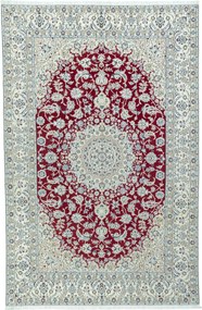 Nain Tappeto 310x200 Rosso (Iran) Annodato A Mano