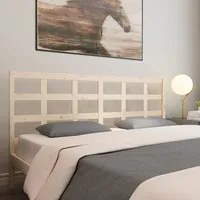 Testiera per Letto 205,5x4x100 cm in Legno Massello di Pino cod 9847