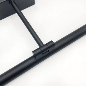 Illuminazione per specchio da bagno MIRROR LED/8W/230V 4000K IP44 60 cm nero