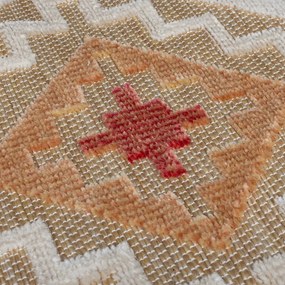 Passatoia da esterno color crema 80x230 cm Zion Natural - Flair Rugs