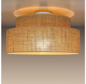 Plafoniera BOHO 1xE27/60W/230V diametro 40 cm beige