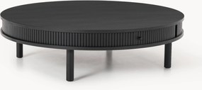 Tavolino da salotto con frontale millerighe Calary, Ø 110 cm