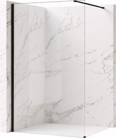 Parete doccia Rea Flexi Transparent / Black 70