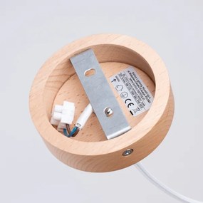 Sollux SL.1323 - Lampadario a sospensione con filo INDY 1xE27/15W/230V diametro 38 cm bianco