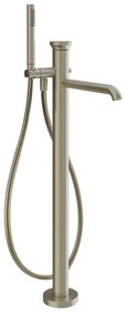 Parte esterna per piantana esterno vasca con doccetta deviatore parte incasso non inclusa brass brushed 66028 gessi