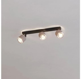 Eglo 43658 - Applique ROSLEY 3xE14/40W/230V nero/beige