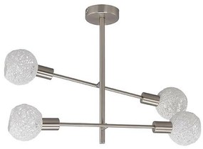 Briloner 2815-066 - Lampadario a sospensione con supporto rigido 4xE14/5,5W/230V