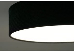 Duolla - Lampada LED da soffitto CORTINA LED/26W/230V Ø30 cm 4000K nero