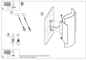 Applique IMPACT 1xG9/40W/230V bianco