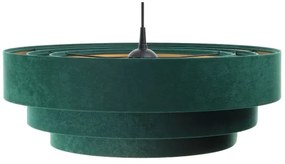 Lampadario su corda TRINITI 1xE27/60W/230V verde/oro