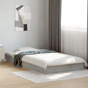 Giroletto grigio cemento 90x190 cm in legno multistrato