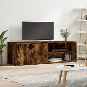 Mobile Porta Tv Rovere Fumo 120x34x37 Cm Legno Multistrato /
