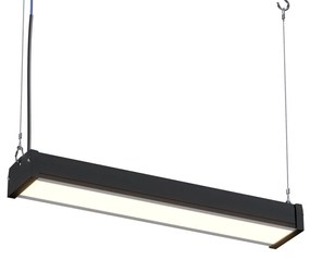 Campana Lineare LED 100W 51cm Sospesa 11.000 lm con Osram chip LED Colore Bianco Freddo 6.000K