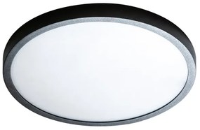 Azzardo AZ4243 - Plafoniera LED MALTA LED/24W/230V d. 30 cm nero