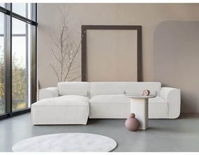 Divano angolare componibile bianco (con penisola a sinistra) Flex Felix – Miuform