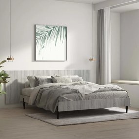 Testiera letto grigio sonoma 240x1,5x80 cm legno ingegnerizzato