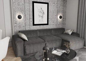 Lampada Da Tavolo Moderna Hera Acciaio Nero 2 Luci G9 Ip20