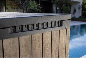 Contenitore da giardino marrone in plastica Deco – Keter