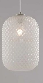 Sospensione ashford ovale bianca 1xe27 15x150cm i-ashford-s15 bco