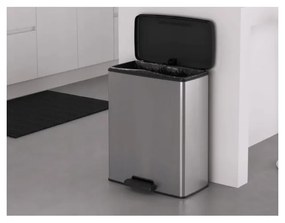Cestino in plastica a pedale 65 l Rectangular - Curver