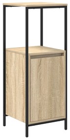 Set di mobili per bagno 5 pezzi  in legno ingegnerizzato rovere sonoma