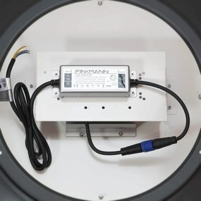 Lampione Stradale 40W LED Lumileds 120lm/w No Flickering Nero Copertura Inclusa Colore Bianco Caldo 2.700K