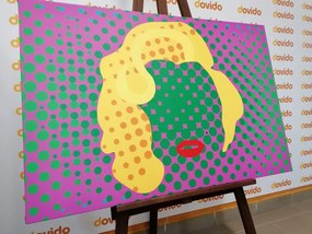 Stampa su tela – Marilyn Monroe in stile pop art