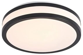 Lindby - Teun LED Plafoniera Ø29 Matt Black/White Lindby