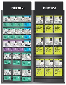 Organizer per vestiti sottovuoto in plastica 60x45x25 cm – Homéa