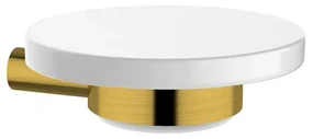 Porta sapone SI 90602 oro spazzolato 12 cm x 4.2 cm in ceramica