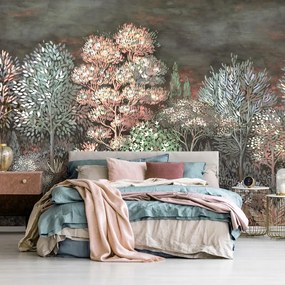 Fotomurale ERISMANN Wood4, wood4 rosa 300X270 cm