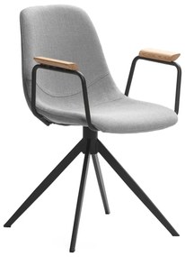 Set di sedie da pranzo grigio chiaro 2 pz Tali - Marckeric