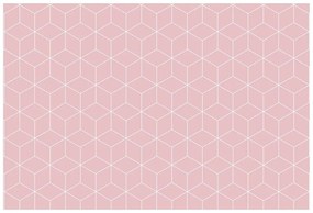 Carta da parati – Cubi rosa