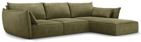 Divano angolare verde (angolo destro) Vanda - Mazzini Sofas