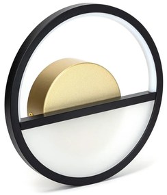 Aigostar - Applique a LED LED/13,5W/230V 6500K nero/oro