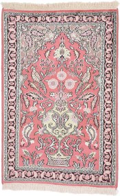Cashmere Silk Tappeto 60 x 90 (Indian) Annodato A Mano