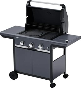 Barbecue a Gas Campingaz 3 Fuochi Select 3 EXS Griglia Piastra In Ghisa Fornello