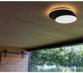 Applique LED moderno da esterno Goleta grigio, LUTEC IP44 cct da bianco caldo a bianco freddo