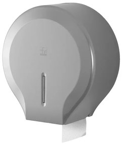 Distributore di carta igienica a rotoli fino a 300 mt in ABS grigio