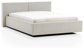 Letto matrimoniale imbottito beige 180x200 cm Cube - Meise Möbel