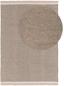 benuta Pop Tappeto di lana Karla Grigio 120x170 cm - Tappeto fibra naturale