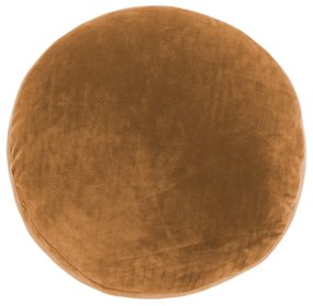 Cuscino decorativo in microfibra marrone-arancio Marshmallow, ø 40 cm - Tiseco Home Studio