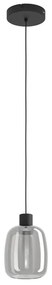 Lampadario LED design Molochio-Z nero Ø12.5cm, luce con 3 temperature di colore 500 lumen, EGLO