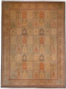 Cashmere Silk Tappeto 280 x 360 Beige (Indian) Annodato A Mano