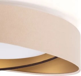 Plafoniera LED dimmerabile SM. GALAXY M. 24W/230V Ø55 cm beige/marrone/oro + telecomando